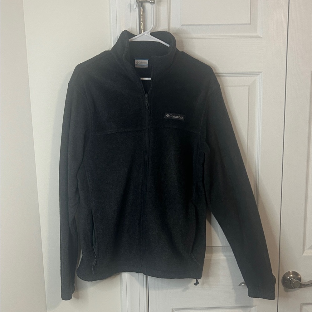 Columbia Charcoal Full-Zip Fleece Jacket